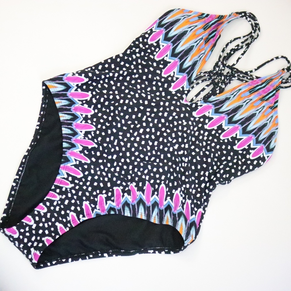 BAR III Multi One piece Swimsuit - Picture 1 of 8